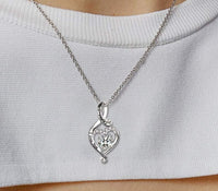 Load image into Gallery viewer, POPLuv™ S925 Sterling Silver "Grandma: I Love You Forever" Quote Infinity Heart Necklace grandmother necklace POPLuv™ 
