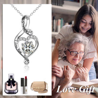 Load image into Gallery viewer, POPLuv™ S925 Sterling Silver "Grandma: I Love You Forever" Quote Infinity Heart Necklace grandmother necklace POPLuv™ 
