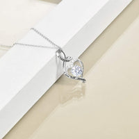 Load image into Gallery viewer, POPLuv™ S925 Sterling Silver "Grandma: I Love You Forever" Quote Infinity Heart Necklace grandmother necklace POPLuv™ 
