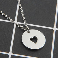 Load image into Gallery viewer, ZBLuv™ Mother &amp; Daughter Matching 'Cut Out' Heart Necklace Set - 2,3,4 Pieces Mother Daughter Necklace ZBLuv™ 
