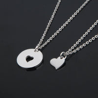 Load image into Gallery viewer, ZBLuv™ Mother &amp; Daughter Matching 'Cut Out' Heart Necklace Set - 2,3,4 Pieces Mother Daughter Necklace ZBLuv™ One 
